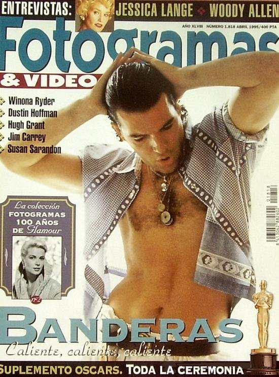 FOTOGRAMAS magazine side cover Issue 1818 April 1995