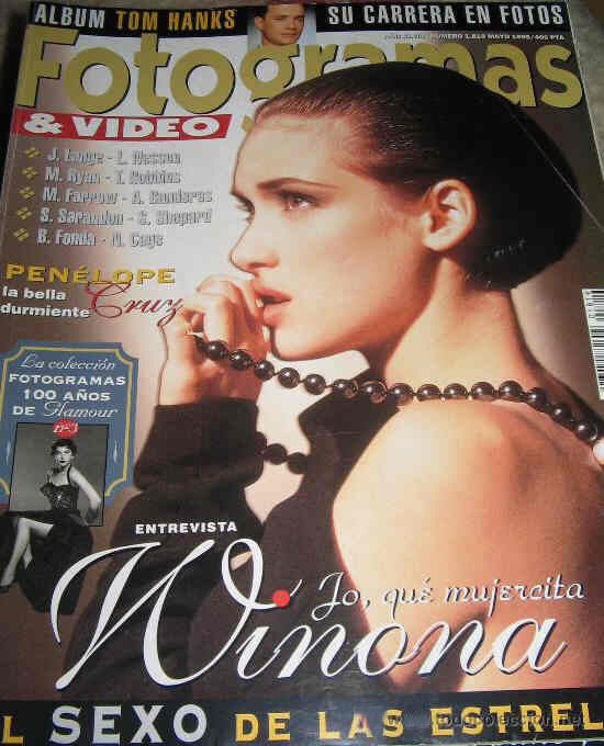 FOTOGRAMAS magazine side cover Issue 1819 May 1995