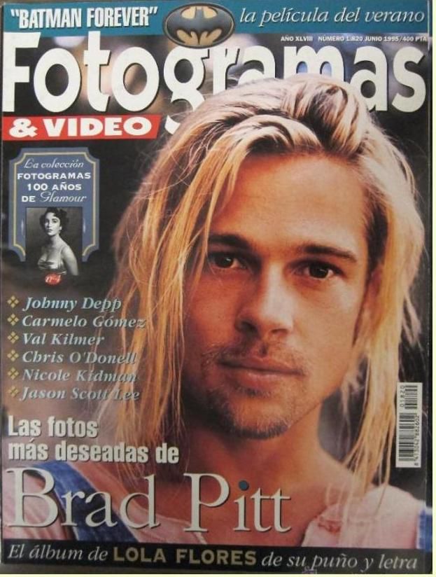 FOTOGRAMAS magazine side cover Issue 1820 June 1995