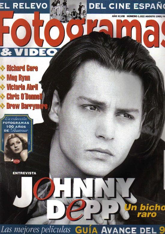 FOTOGRAMAS magazine side cover Issue 1822 August 1995