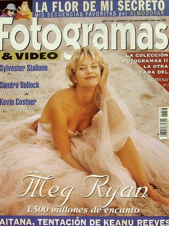 FOTOGRAMAS magazine side cover Issue 1823 September 1995