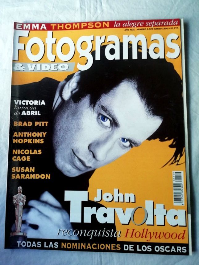 FOTOGRAMAS magazine side cover Issue 1829 March 1996