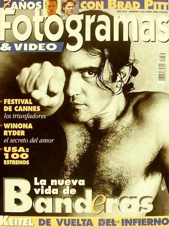 FOTOGRAMAS magazine side cover Issue 1832 June 1996