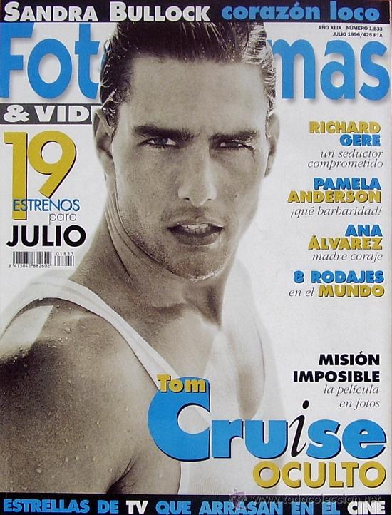 FOTOGRAMAS magazine side cover Issue 1833 July 1996
