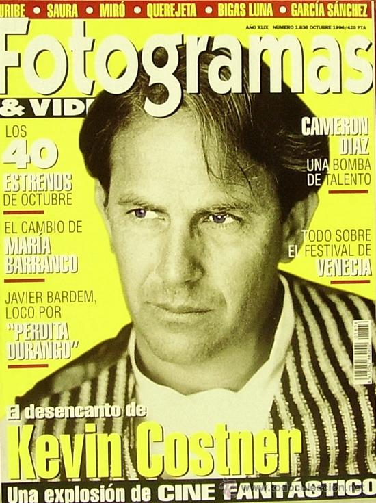 FOTOGRAMAS magazine side cover Issue 1836 October 1996