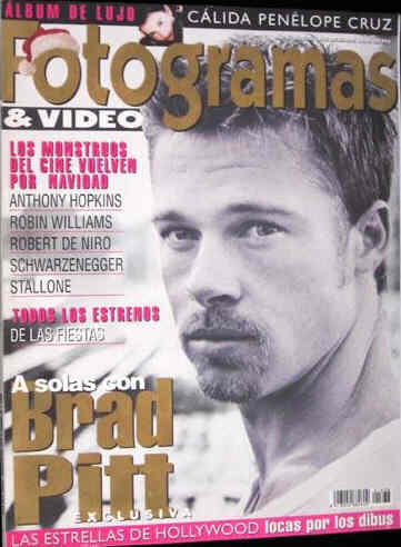 FOTOGRAMAS magazine side cover Issue 1838 December 1996