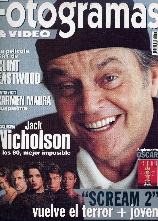 FOTOGRAMAS magazine side cover Issue 1854 April 1998