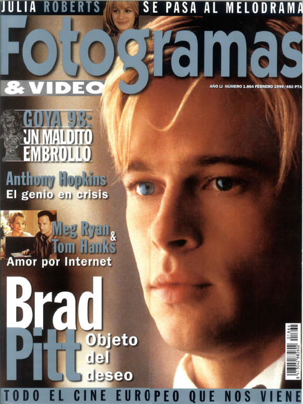 FOTOGRAMAS magazine side cover Issue 1864 February 1999