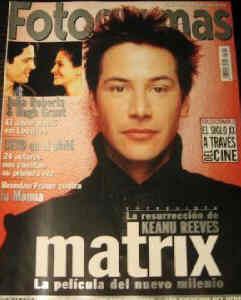 FOTOGRAMAS magazine side cover Issue 1869 July 1999