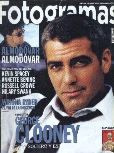 FOTOGRAMAS magazine side cover Issue 1878 April 2000