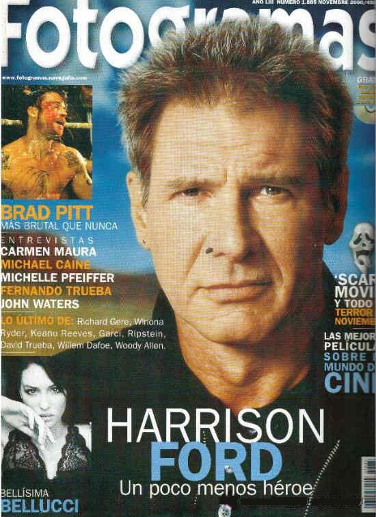 FOTOGRAMAS magazine side cover Issue 1885 November 2000