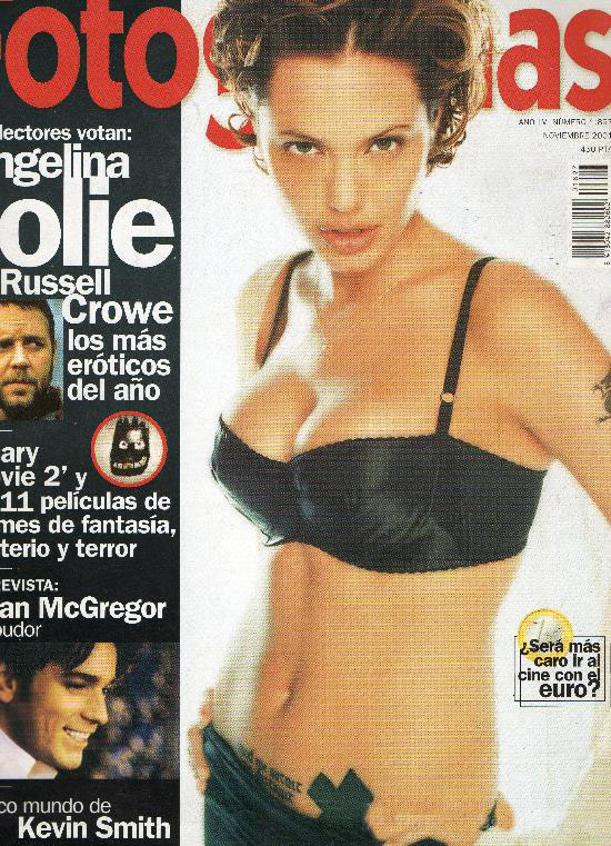 FOTOGRAMAS magazine side cover Issue 1897 November 2001