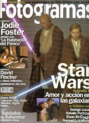 FOTOGRAMAS magazine side cover Issue 1903 May 2002