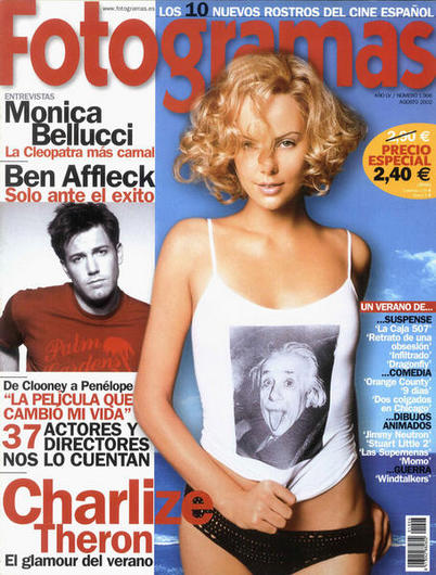 FOTOGRAMAS magazine side cover Issue 1906 August 2002