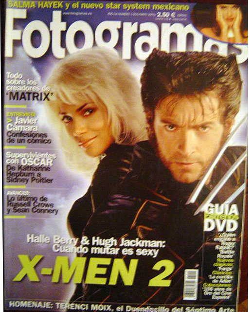 FOTOGRAMAS magazine side cover Issue 1915 April 2003