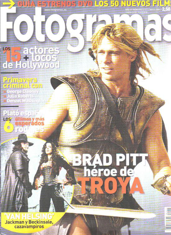 FOTOGRAMAS magazine side cover Issue 1927 May 2004