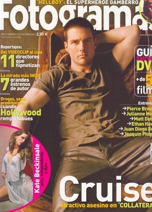 FOTOGRAMAS magazine side cover Issue 1932 October 2004