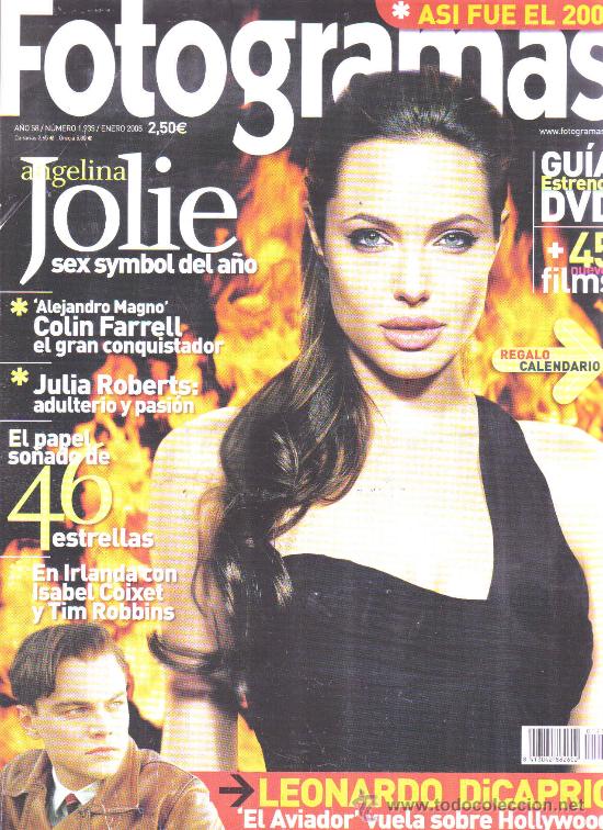 FOTOGRAMAS magazine side cover Issue 1935 January 2005