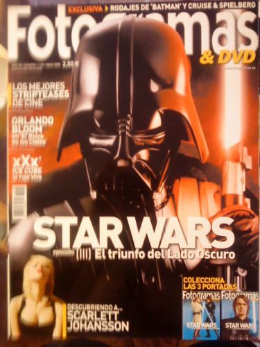 FOTOGRAMAS magazine side cover Issue 1939 May 2005