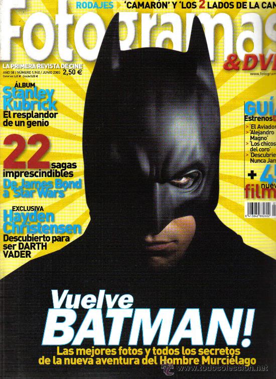FOTOGRAMAS magazine side cover Issue 1940 June 2005