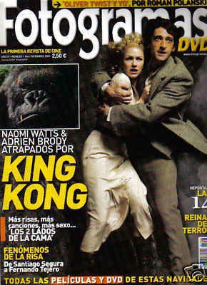 FOTOGRAMAS magazine side cover Issue 1946 December 2005