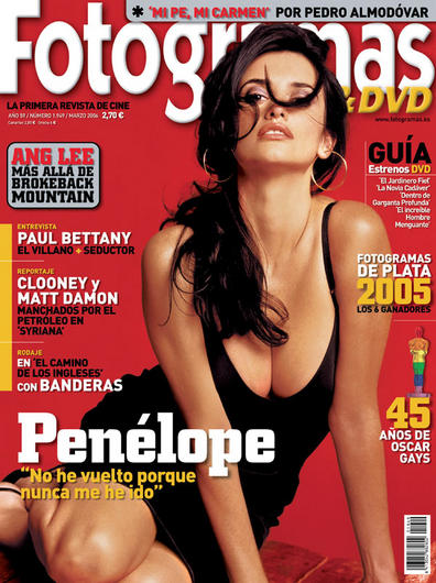 FOTOGRAMAS magazine side cover Issue 1949 March 2006