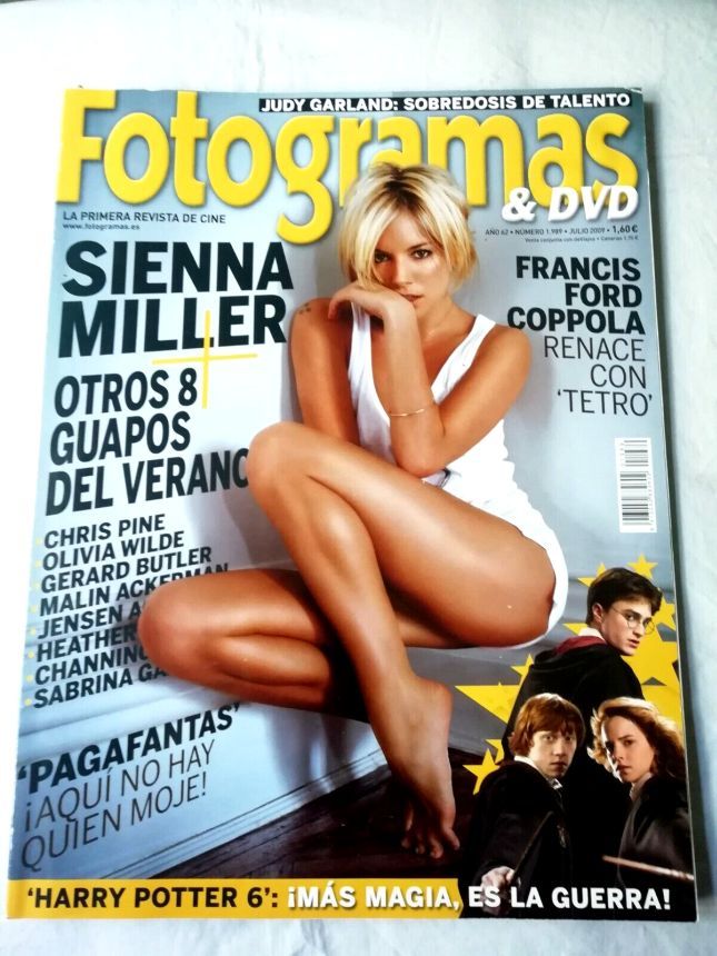 FOTOGRAMAS magazine side cover Issue 1989 July 2009