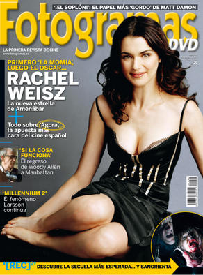 FOTOGRAMAS magazine side cover Issue 1992 October 2009