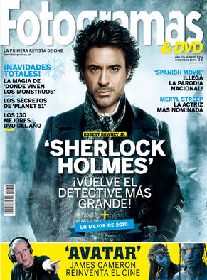 FOTOGRAMAS magazine side cover Issue 1994 December 2009