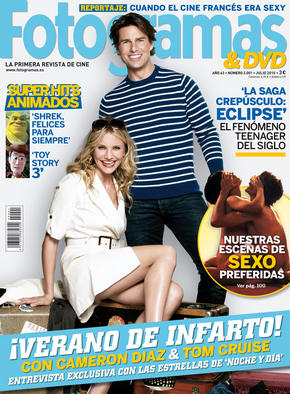 FOTOGRAMAS magazine side cover Issue 2001 July 2010