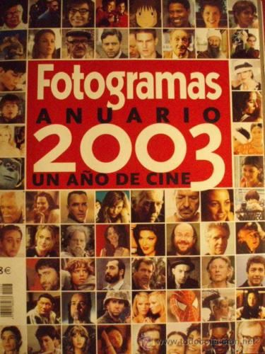 FOTOGRAMAS magazine side cover  Annual  2003
