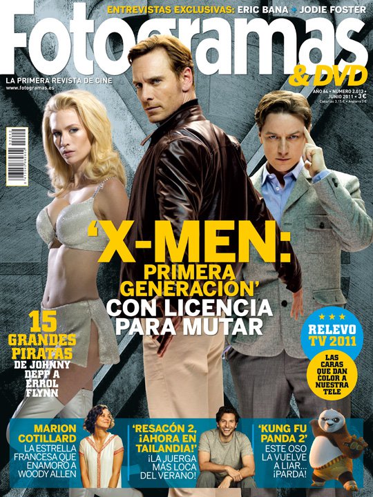 FOTOGRAMAS magazine side cover Issue 2012 June 2011