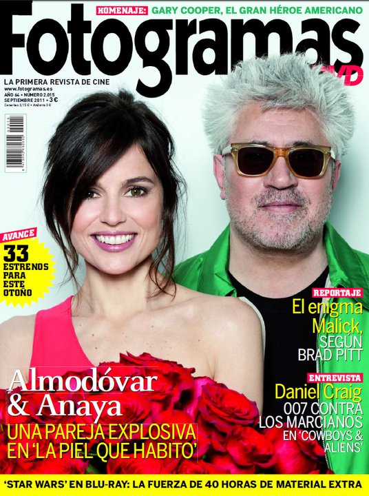 FOTOGRAMAS magazine side cover Issue 2015 September 2011