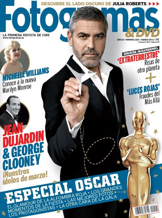 FOTOGRAMAS magazine side cover Issue 2021 March 2012