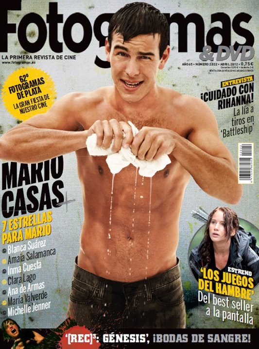 FOTOGRAMAS magazine side cover Issue 2022 April 2012