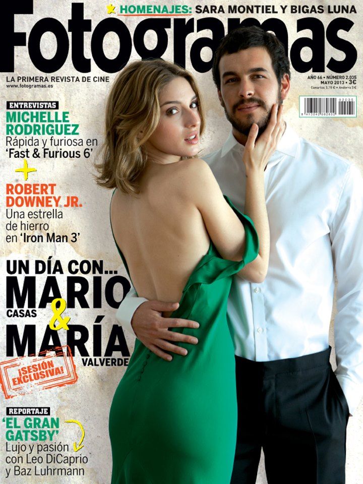 FOTOGRAMAS magazine side cover Issue 2035 May 2013
