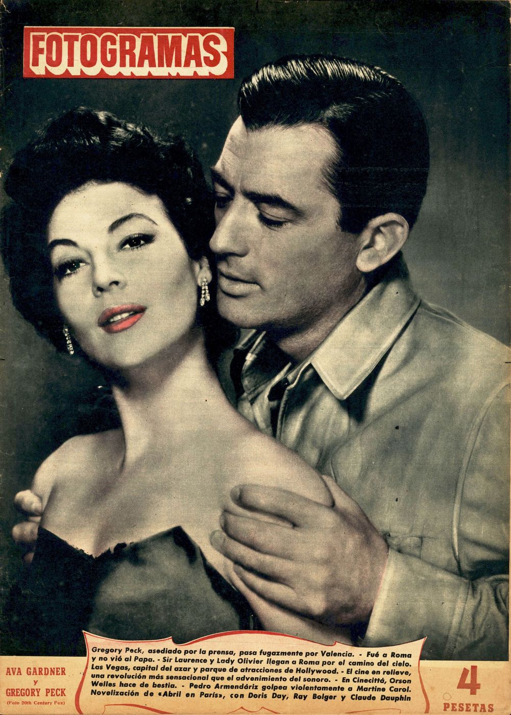 FOTOGRAMAS magazine side cover Issue 224 6 March 1953