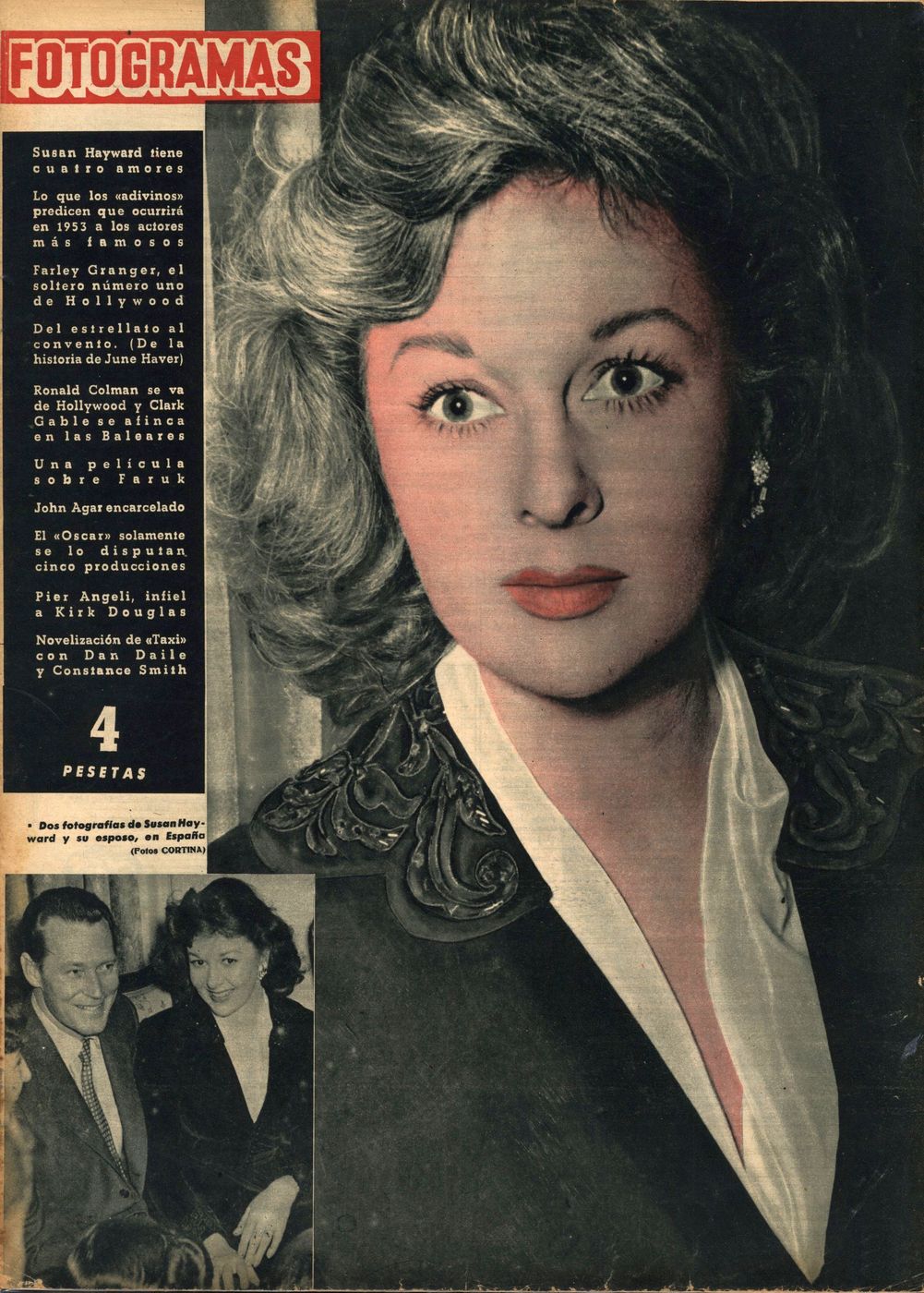 FOTOGRAMAS magazine side cover Issue 226 20 March 1953