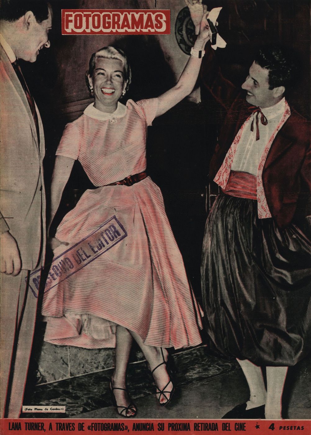 FOTOGRAMAS magazine side cover Issue 231 24 April 1953