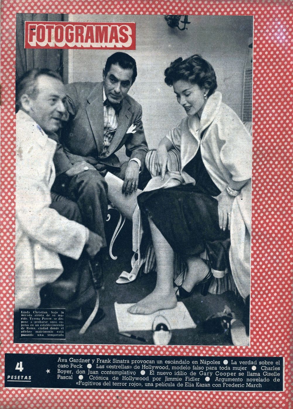 FOTOGRAMAS magazine side cover Issue 235 22 May 1953