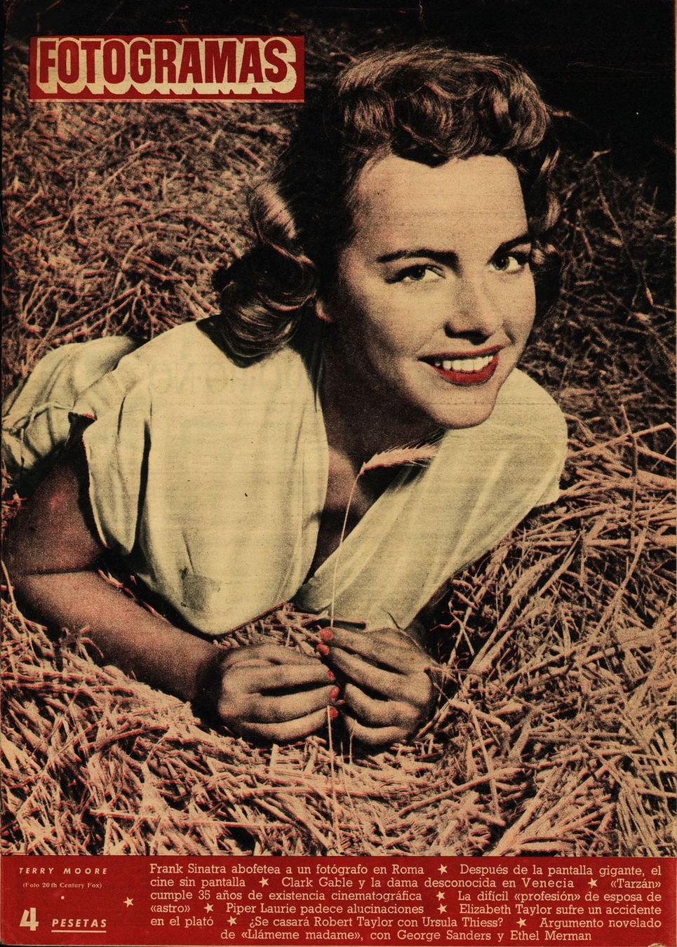 FOTOGRAMAS magazine side cover Issue 237 5 June 1953