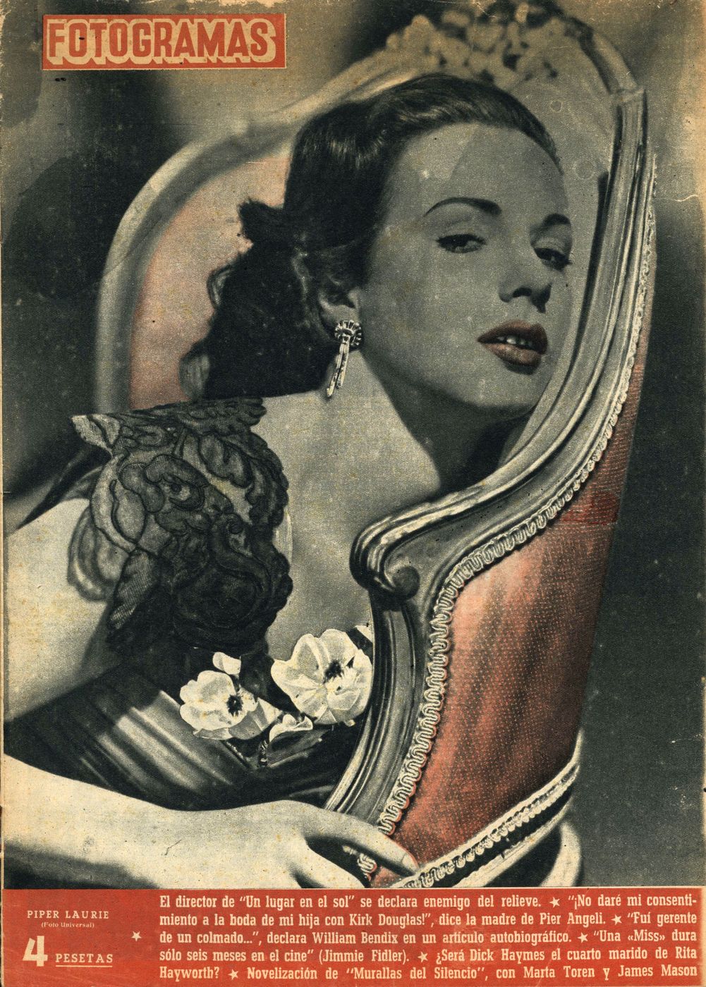 FOTOGRAMAS magazine side cover Issue 247 14 August 1953