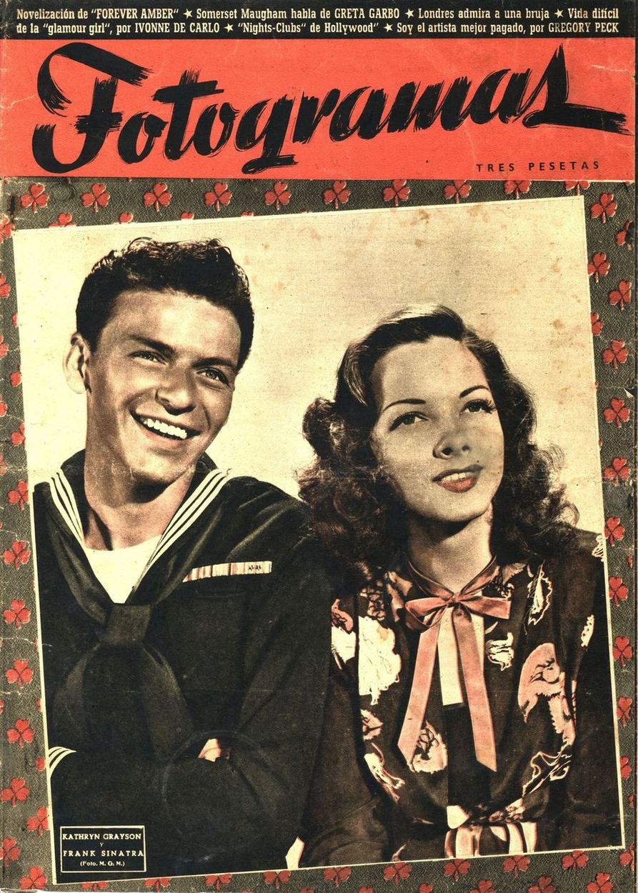 FOTOGRAMAS magazine side cover Issue 36  1948