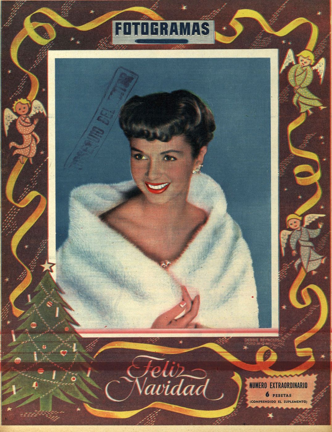 FOTOGRAMAS magazine side cover Issue 369 22 December 1955