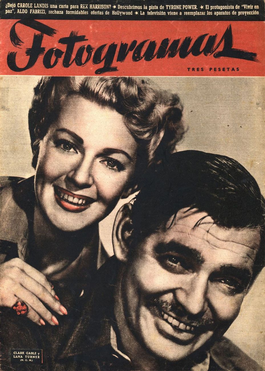 FOTOGRAMAS magazine side cover Issue 44  1948