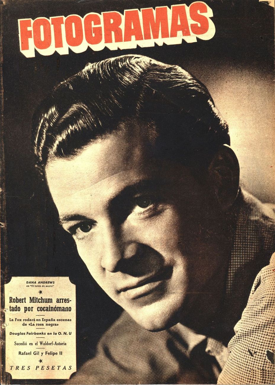 FOTOGRAMAS magazine side cover Issue 46  1948