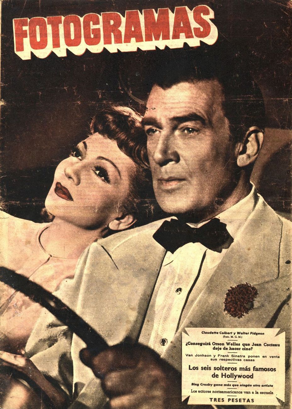 FOTOGRAMAS magazine side cover Issue 47  1948