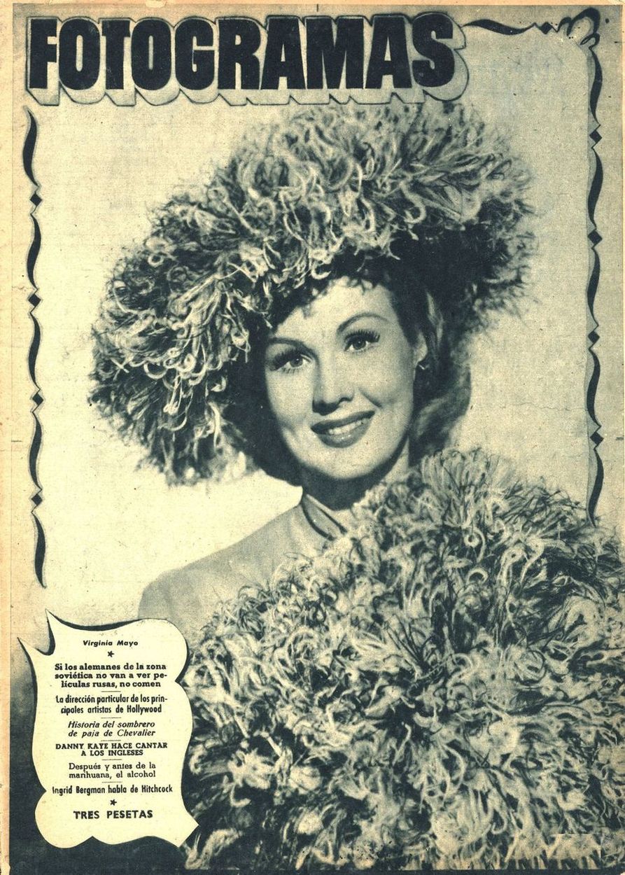 FOTOGRAMAS magazine side cover Issue 51  1948
