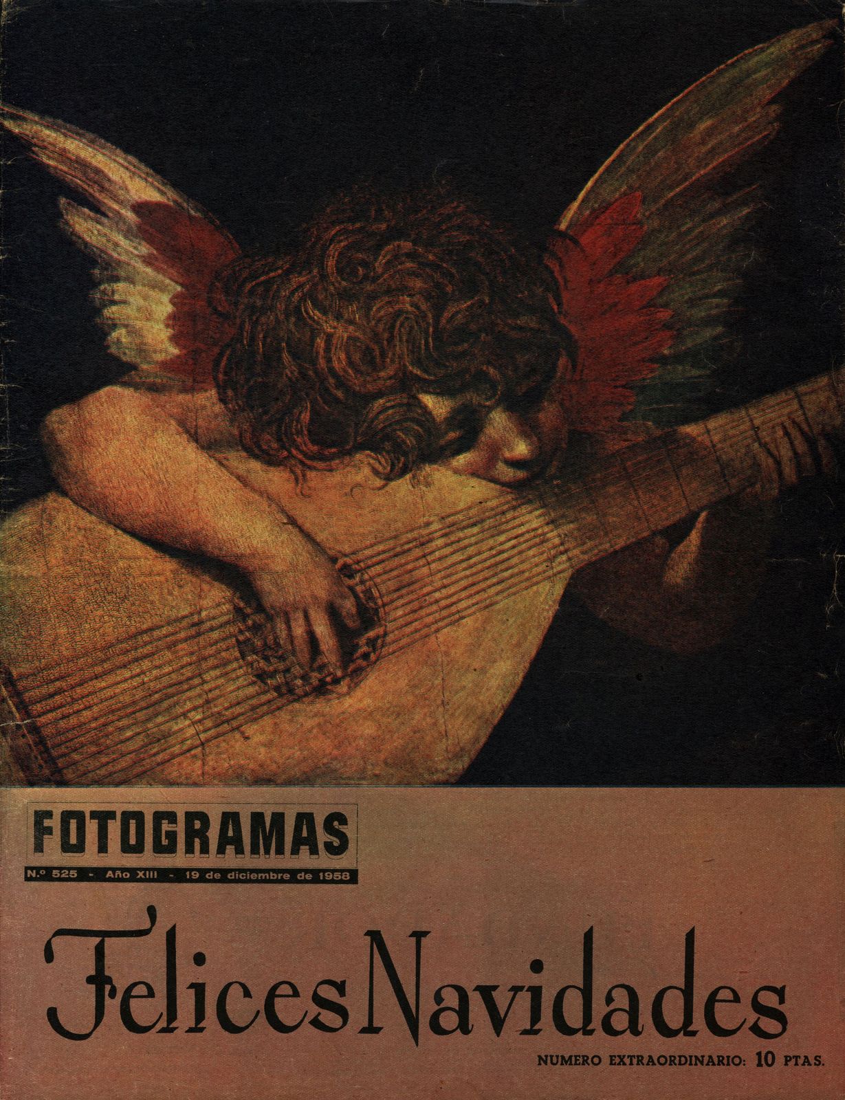 FOTOGRAMAS magazine side cover Issue 525 19 December 1958