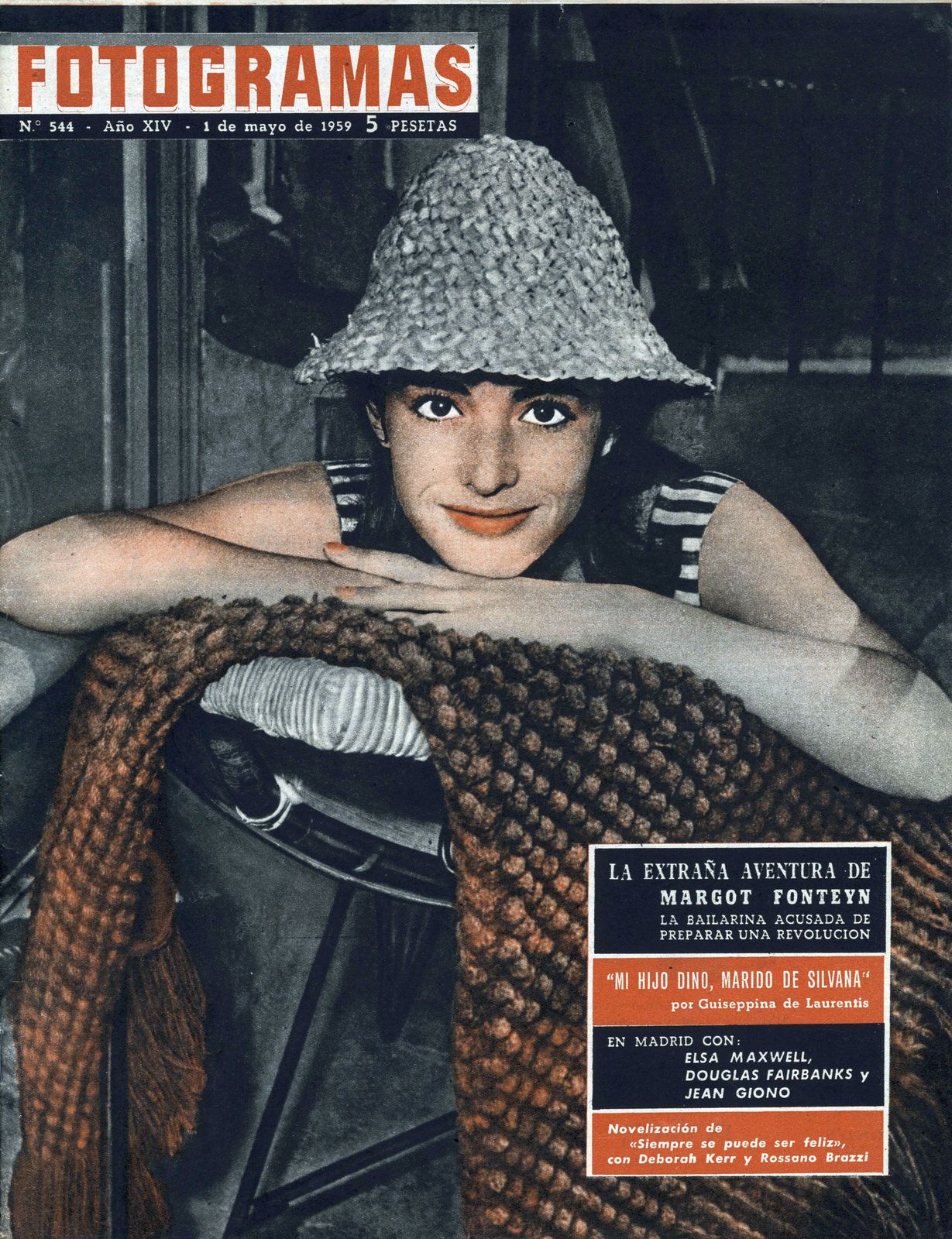 FOTOGRAMAS magazine side cover Issue 544 1 May 1959